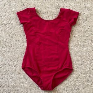 Girls Red Leotard Size 12